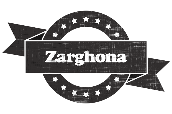 Zarghona grunge logo