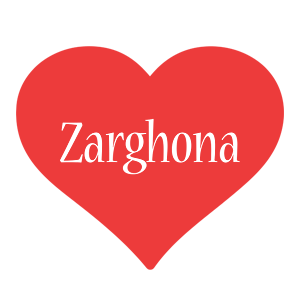 Zarghona love logo