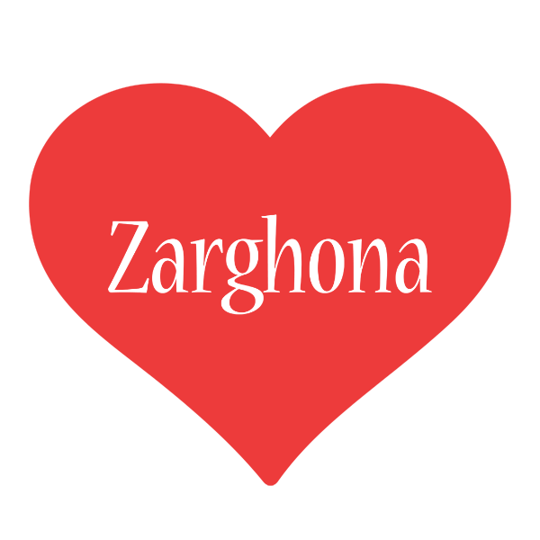 Zarghona love logo