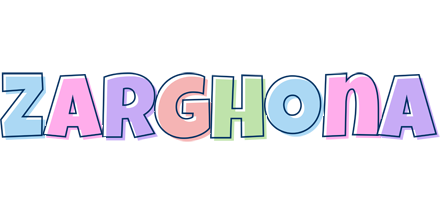 Zarghona pastel logo