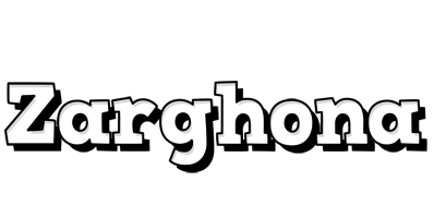 Zarghona snowing logo