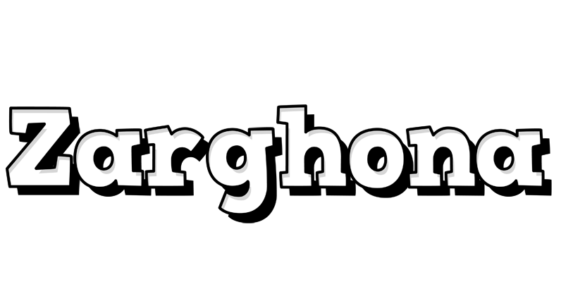 Zarghona snowing logo