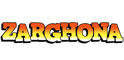 Zarghona sunset logo