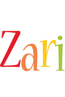Zari birthday logo