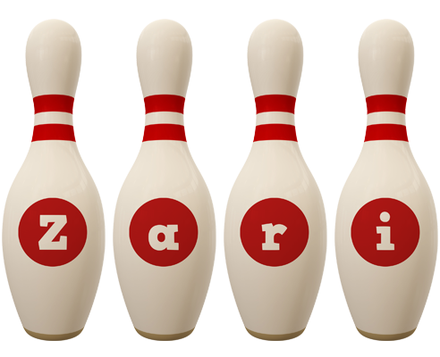 Zari bowling-pin logo