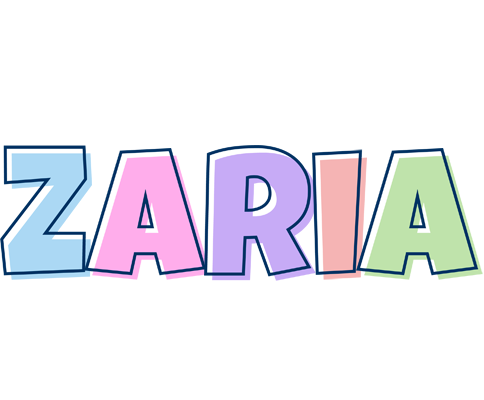 Zaria pastel logo