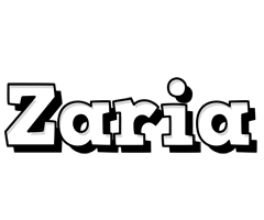 Zaria snowing logo