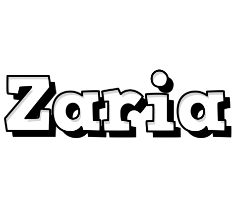 Zaria snowing logo