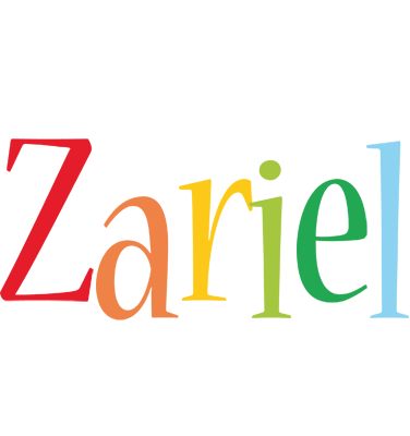 Zariel birthday logo