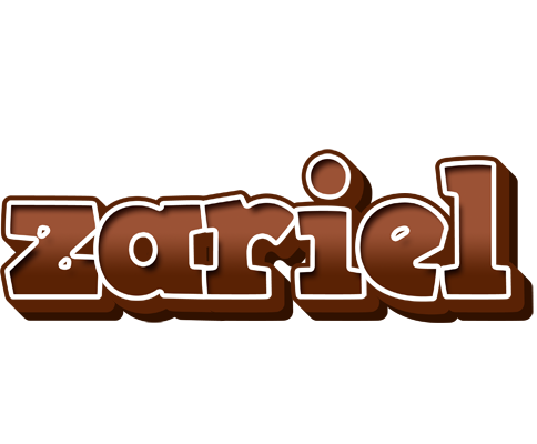 Zariel brownie logo