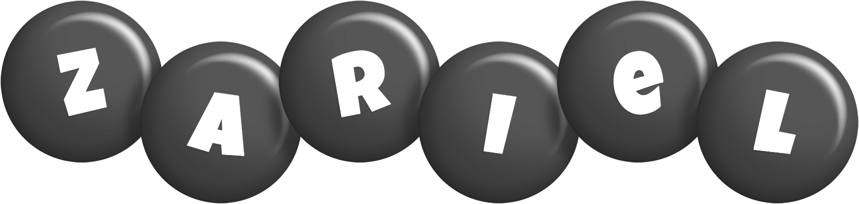 Zariel candy-black logo