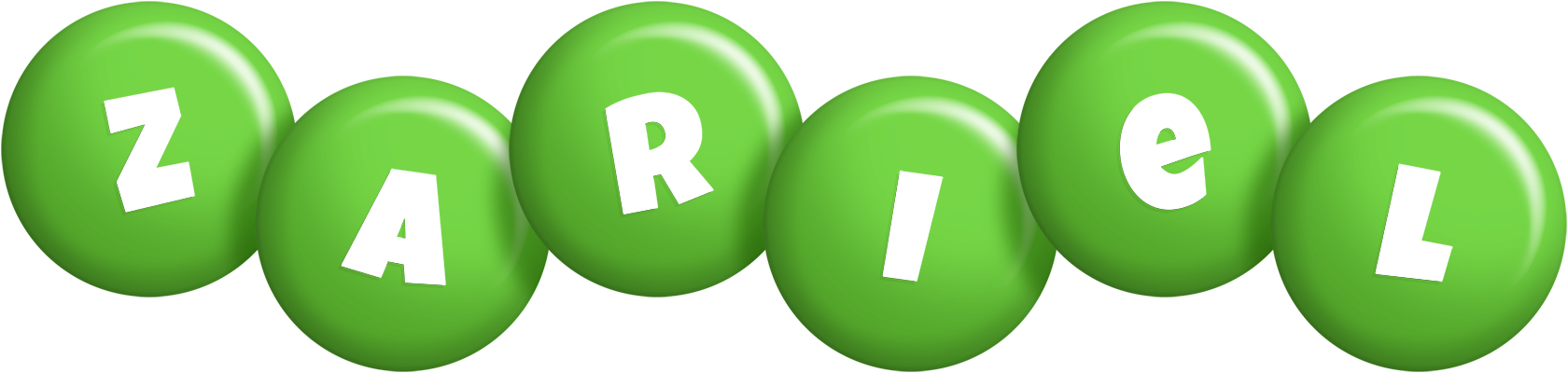 Zariel candy-green logo