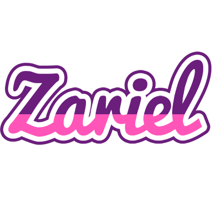 Zariel cheerful logo