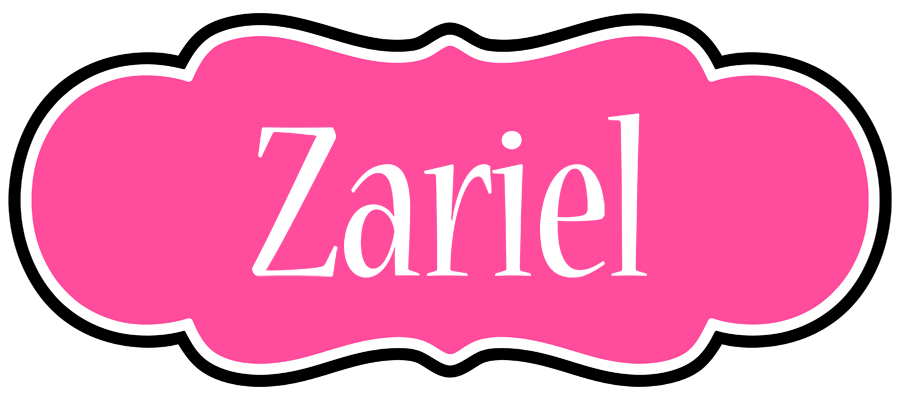 Zariel invitation logo
