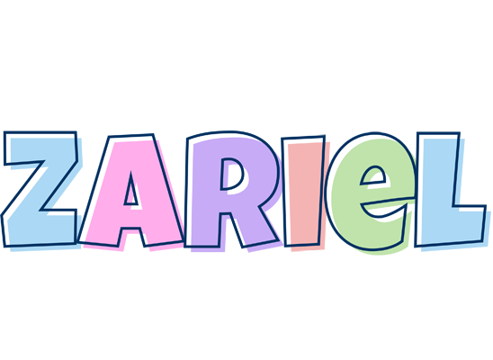 Zariel pastel logo