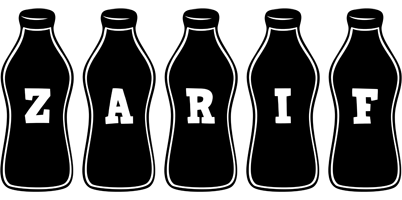 Zarif bottle logo