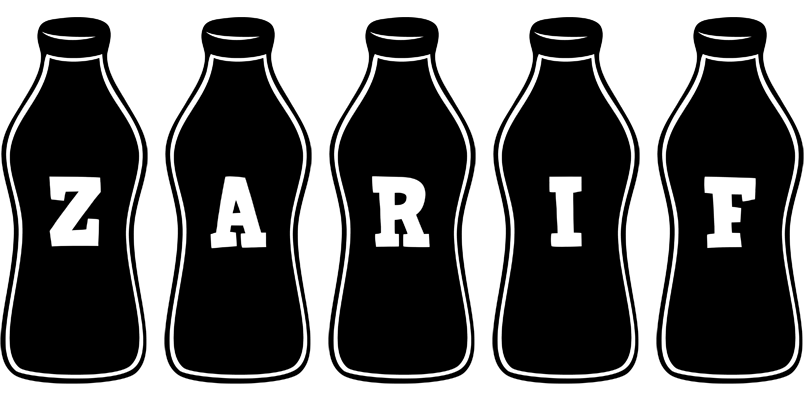 Zarif bottle logo