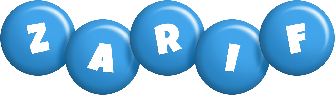 Zarif candy-blue logo