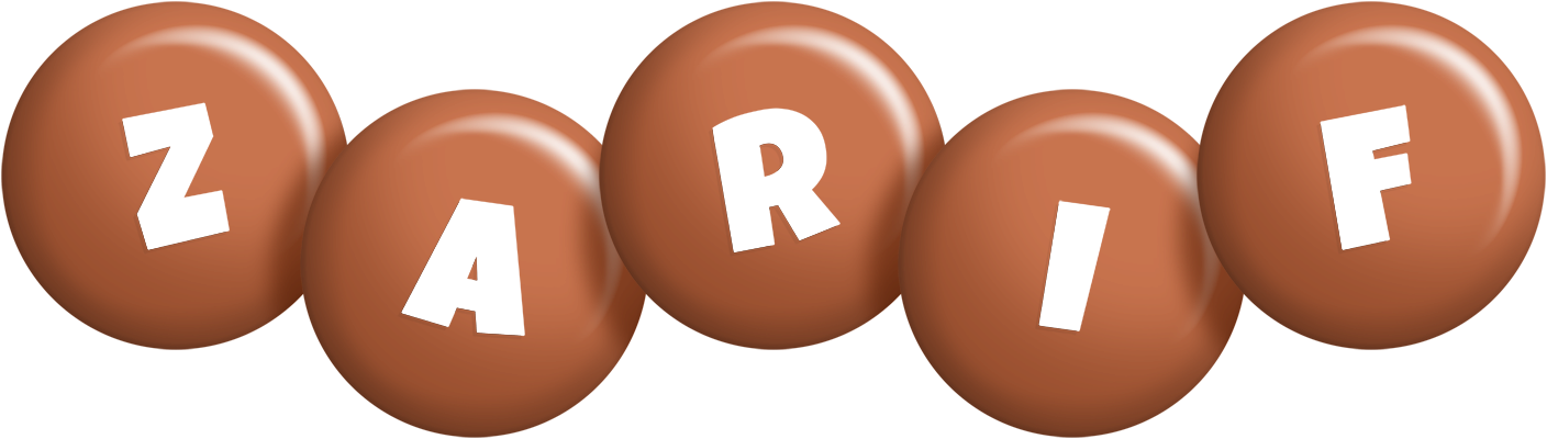 Zarif candy-brown logo