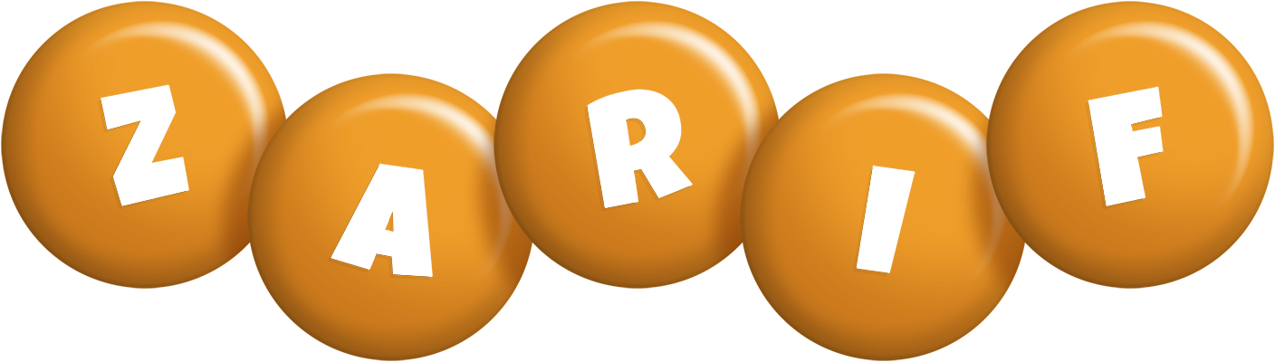 Zarif candy-orange logo