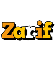 Zarif cartoon logo