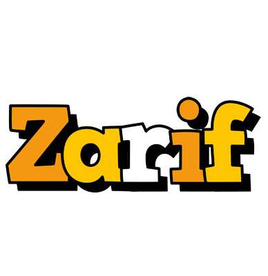 Zarif cartoon logo