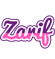 Zarif cheerful logo