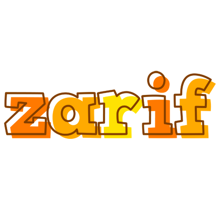 Zarif desert logo