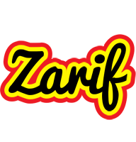 Zarif flaming logo