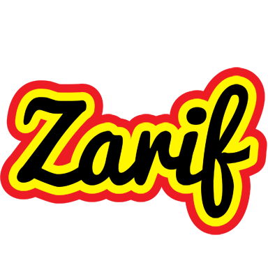 Zarif flaming logo