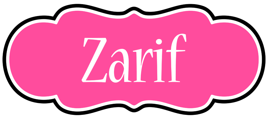 Zarif invitation logo