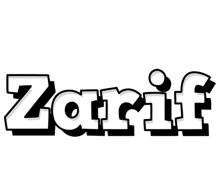 Zarif snowing logo
