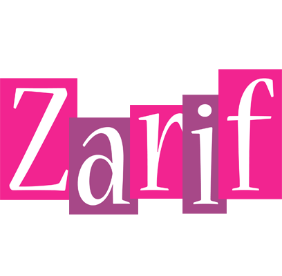 Zarif whine logo