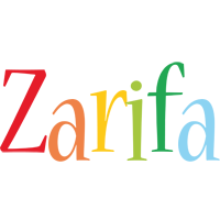 Zarifa birthday logo