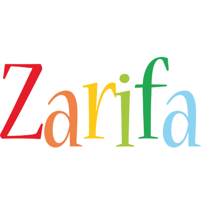Zarifa birthday logo