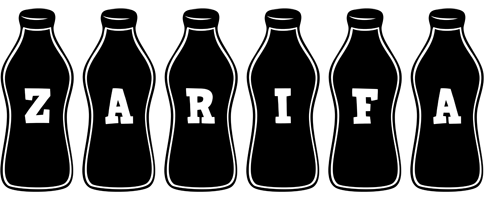 Zarifa bottle logo