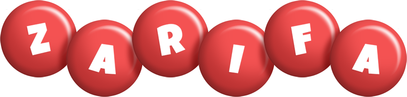 Zarifa candy-red logo