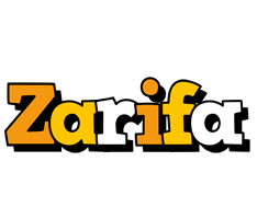 Zarifa cartoon logo