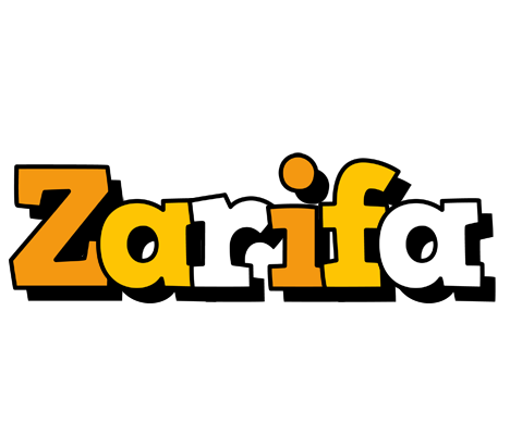 Zarifa cartoon logo