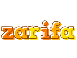 Zarifa desert logo