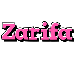 Zarifa girlish logo