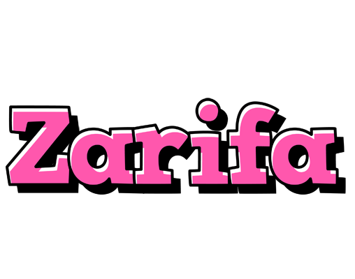 Zarifa girlish logo