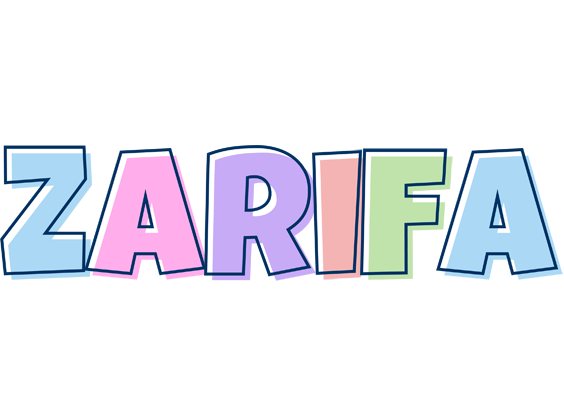 Zarifa pastel logo