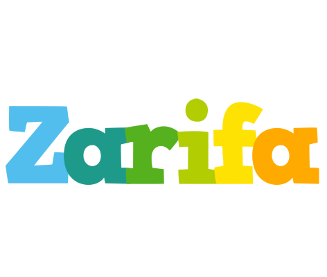 Zarifa rainbows logo
