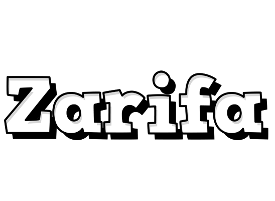Zarifa snowing logo