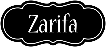 Zarifa welcome logo