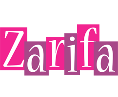 Zarifa whine logo