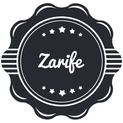 Zarife badge logo
