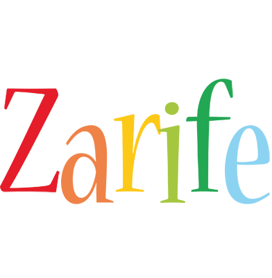 Zarife birthday logo