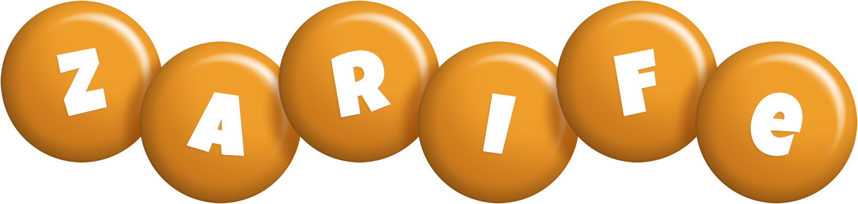 Zarife candy-orange logo